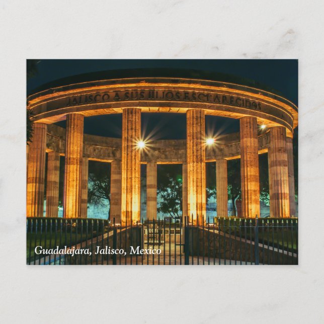 Carte Postale Rotonda de los Jaliscienses Ilustres (Devant)