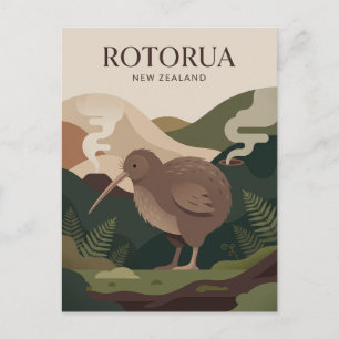 Carte Postale Rotorua Nouvelle-Zélande