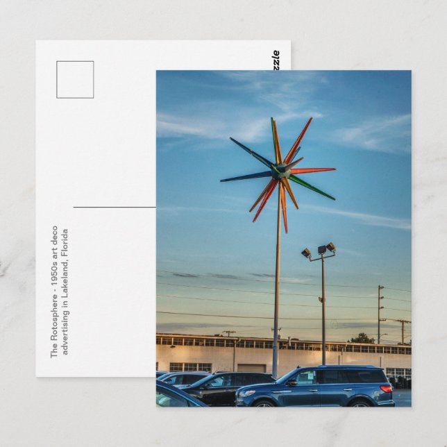 Carte Postale Rotoshere Lakeland (Devant / Derrière)