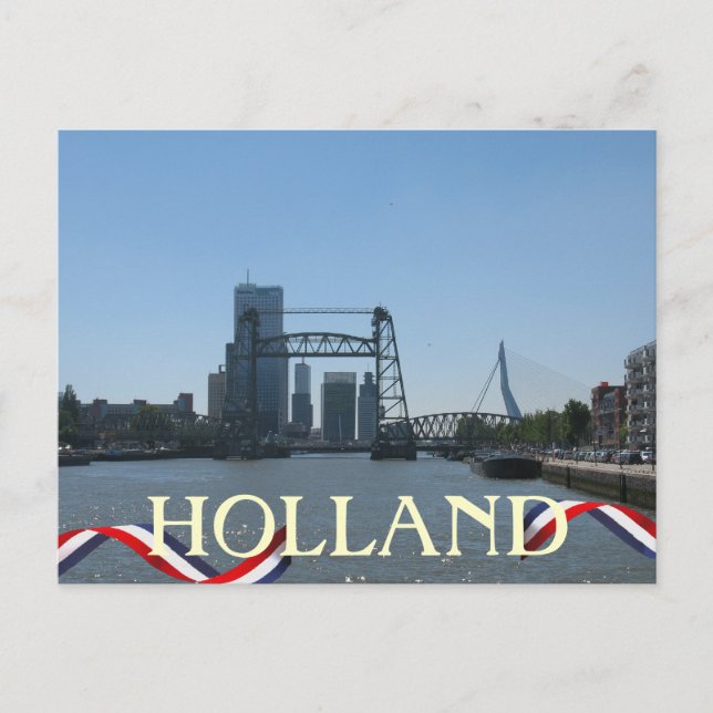 Carte postale Rotterdam Bridges Holland (Devant)