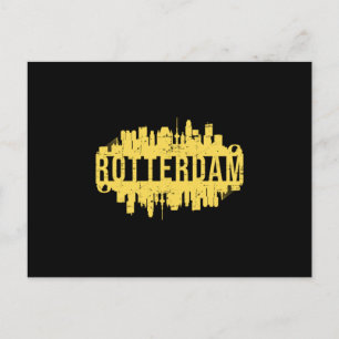 Carte Postale Rotterdam City Cityscape Skyline Trip Drôle cadeau