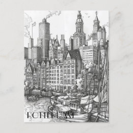 Carte Postale Rotterdam, Netharlands