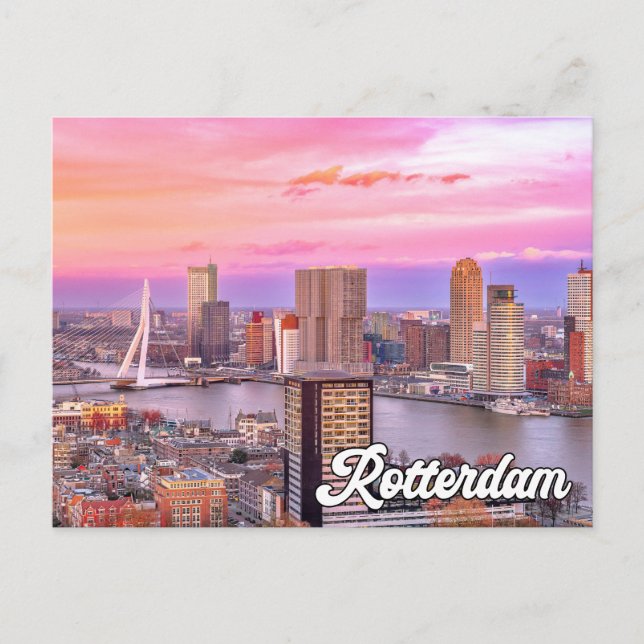 Carte Postale Rotterdam, Pays-Bas (Devant)