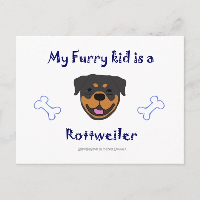 Carte Postale Rottweiler (Devant)