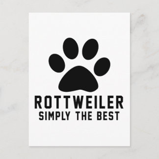 Carte Postale Rottweiler Simplement le meilleur