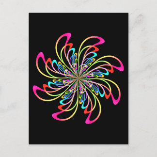 Carte Postale roue abstraite