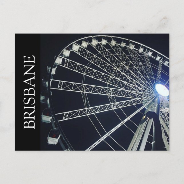 Carte Postale roue brisbane (Devant)