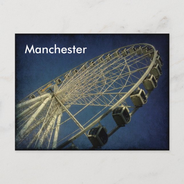 Carte Postale Roue de Manchester (Devant)