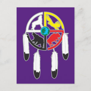 Carte Postale Roue de médecine