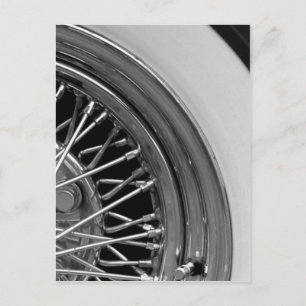 Carte Postale Roue de voiture