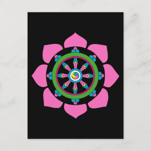 Carte Postale Roue du Dharma