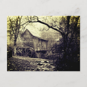 Carte Postale Roue vintage