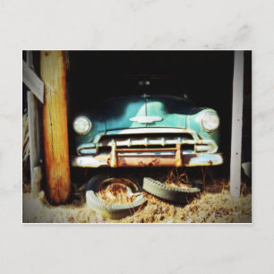 Carte postale Roues vintages