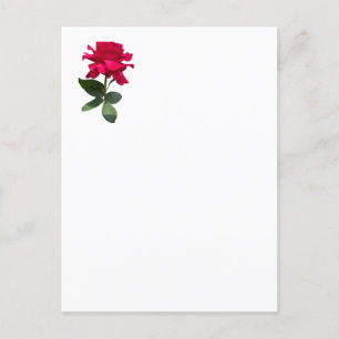 Carte Postale Rouge