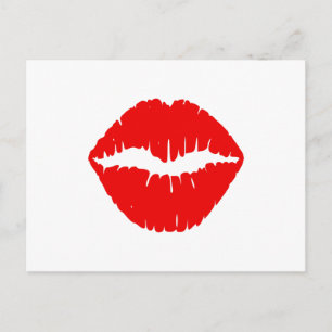Carte Postale Rouge à lèvres