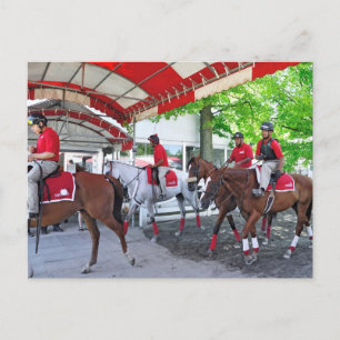 CARTE POSTALE ROUGE - BLANC & BAIE