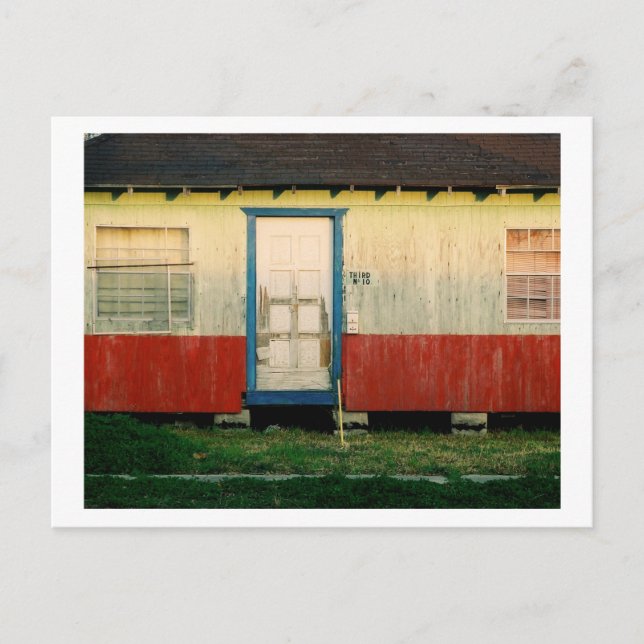 Carte Postale rouge blanc et poussière (Devant)