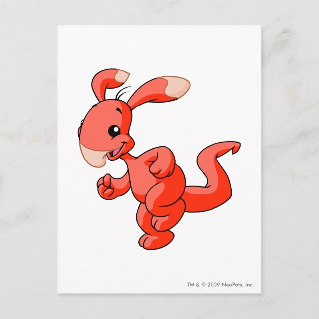 Carte Postale Rouge Blumaroo (Devant)