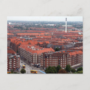 Carte Postale rouge de copenhague