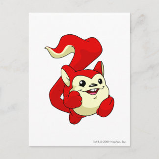 Carte Postale Rouge de Meerca