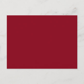 Carte Postale rouge foncé