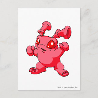Carte Postale Rouge Grundo