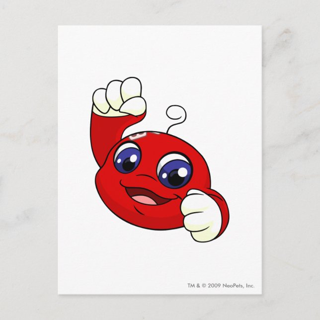 Carte Postale Rouge Kiko (Devant)