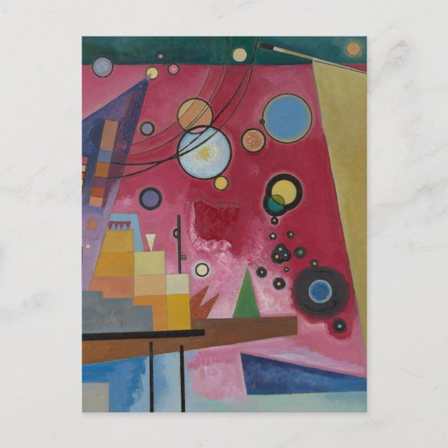 Carte Postale Rouge lourd par Wassily Kandinsky (Devant)
