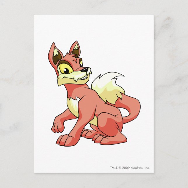 Carte Postale Rouge Lupe (Devant)