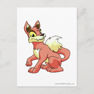 Carte Postale Rouge Lupe
