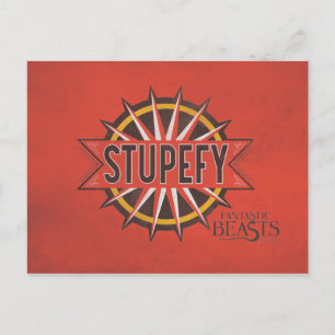 Carte Postale Rouge & Or Stupefy Spell Graphic