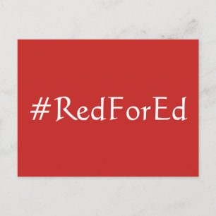 Carte Postale Rouge pour Ed