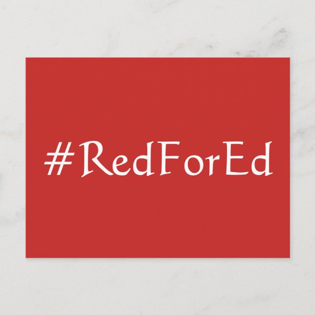 Carte Postale Rouge pour Ed (Devant)