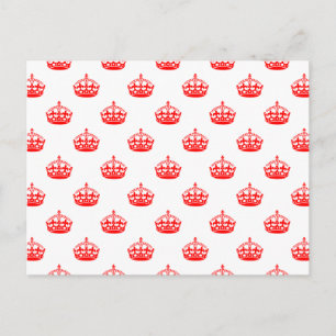 Carte Postale Rouge royal