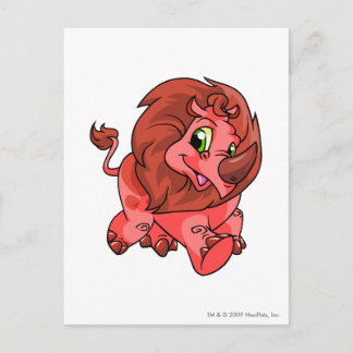 Carte Postale Rouge Tonu