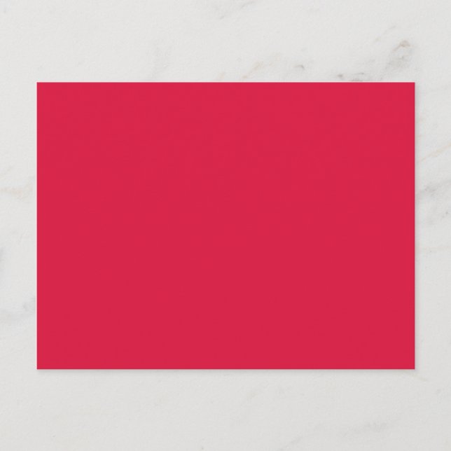 Carte Postale Rouge Uni (Devant)