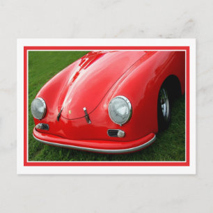 Carte Postale Rouge vintage