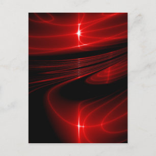 Carte Postale Rouges Black Swirl