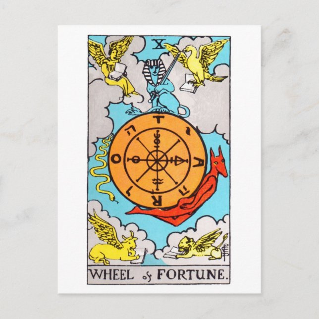 Carte Postale roulette de fortune (Devant)