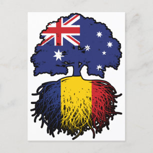 Carte Postale Roumanie Australie Roumanie racine arbre