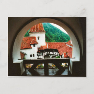 Carte Postale Roumanie, château de Dracula, Bran, Transylvannie,