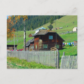 Carte Postale Roumanie, Moldavie, Ferme rurale