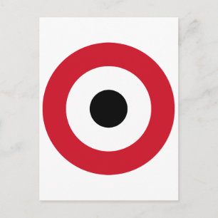 Carte Postale Roundel de l'armée de l'air égyptienne