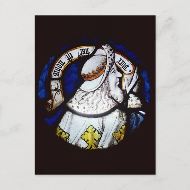 Carte Postale Roundel du prophète Isaïe (Devant)