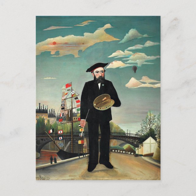 Carte Postale Rousseau - Autoportrait, 1890 (Devant)
