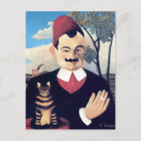 Rousseau - Portrait de Pierre Loti Homme au chat