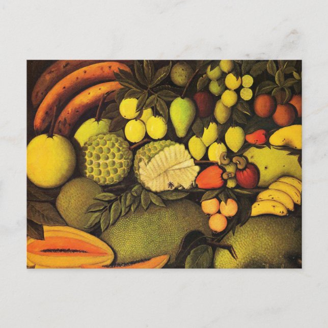 Carte Postale Rousseau - Vie morte aux fruits exotiques, art raf (Devant)