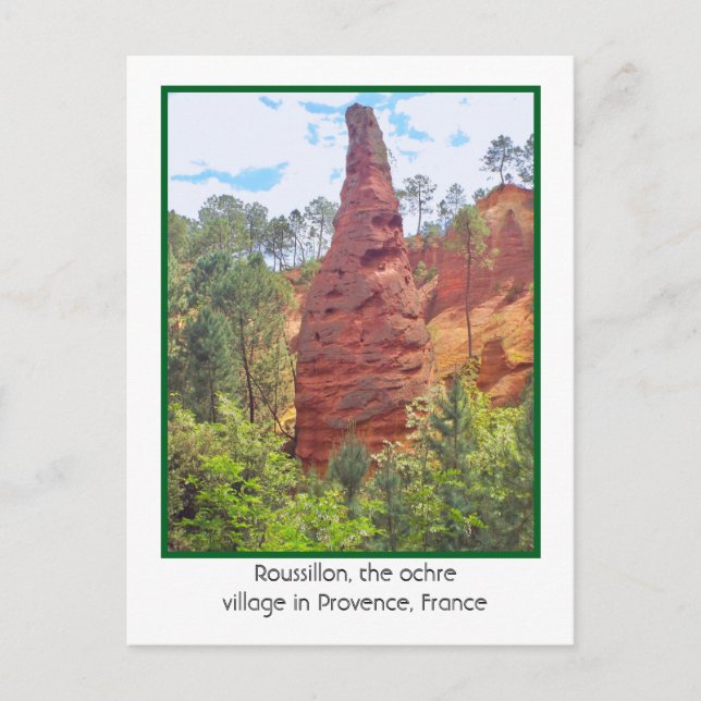 CARTE POSTALE  ROUSSILLON, OCHRE VILLAGE,  PROVENCE,FRANCE (Devant)