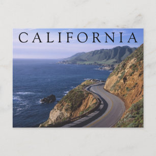 Carte Postale Route 1   Carmel Californie   Joyeux Anniversaire