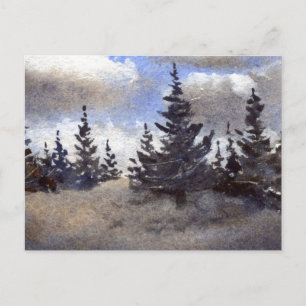 Carte postale Route 55 Nuages #3" Country Roads